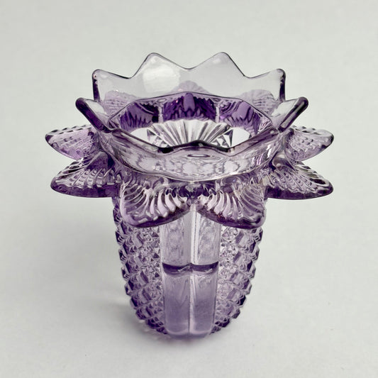 Small Amethyst Glass Vase