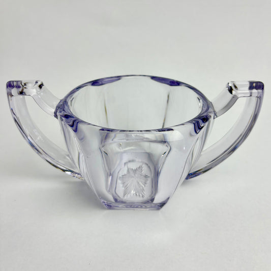 Amethyst Glass Two-handled Urn