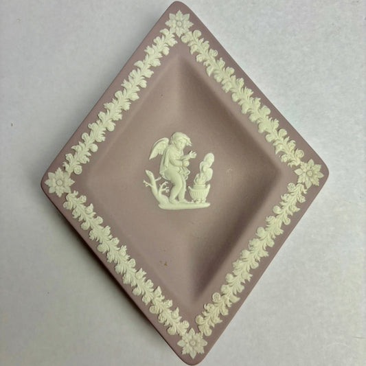 Antique Wedgwood Lilac Diamond Plate