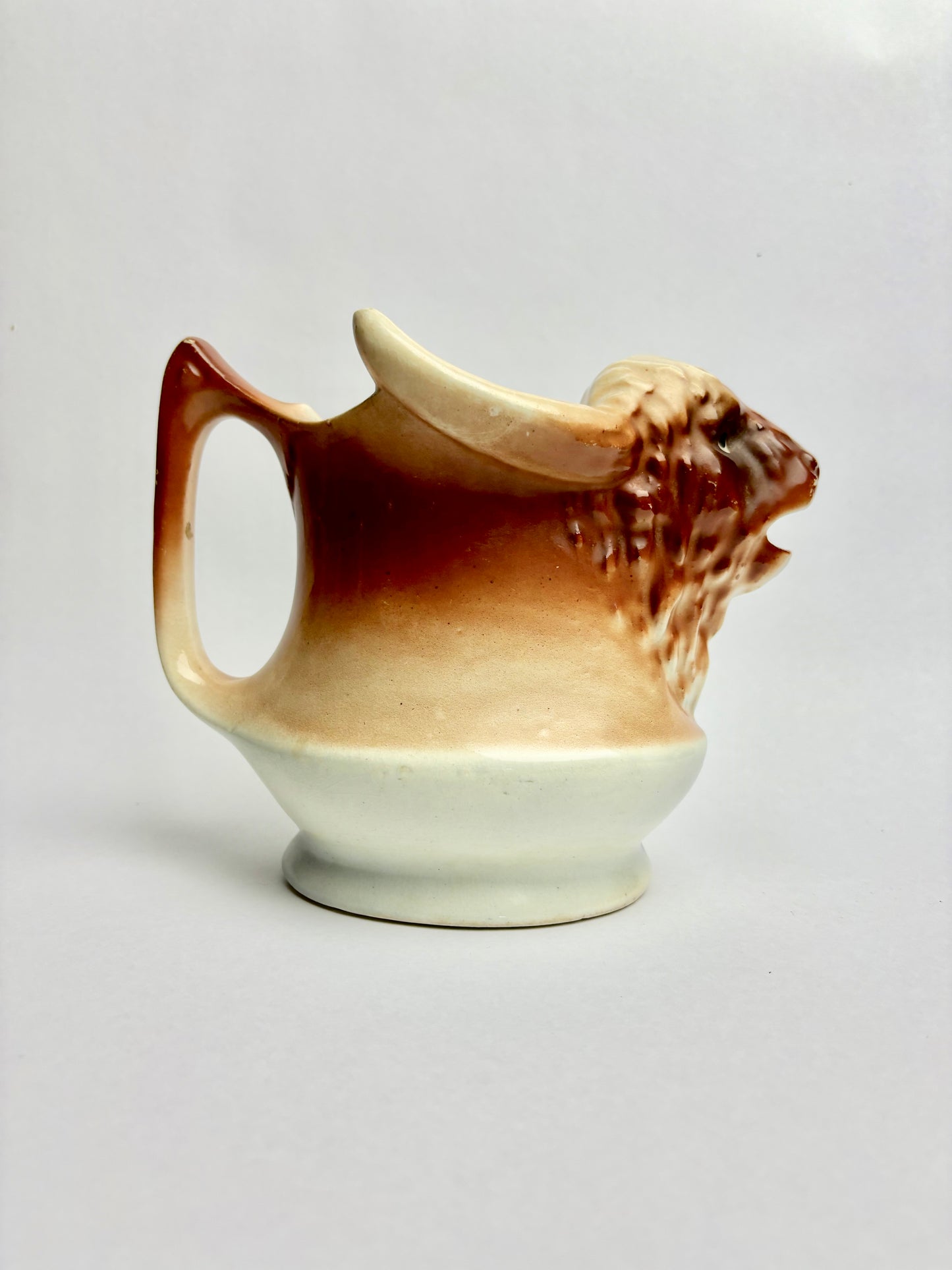 XL Antique Austrian Bison Pitcher
