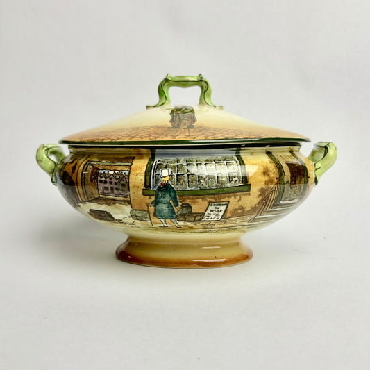 Royal Doulton Dickens Ware Tureen Mr Micawber Mr Pickwick D2993