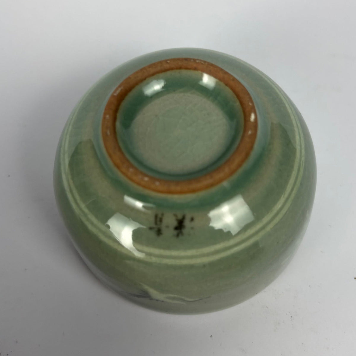 Korean celadon tea set detail