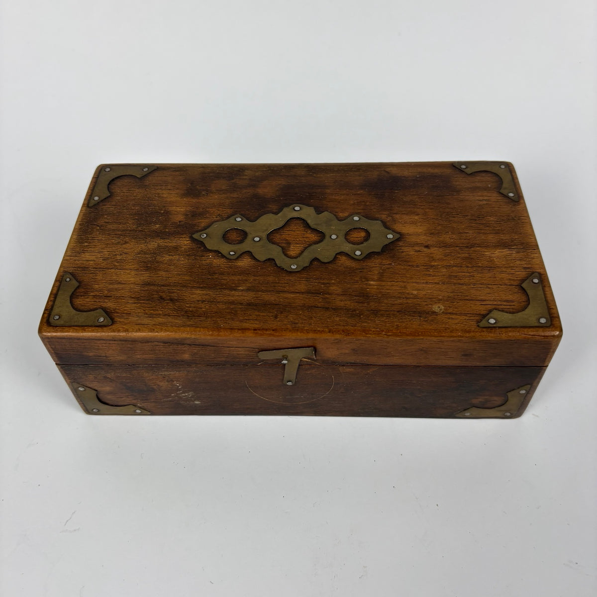 Vintage Boxed Brass Weights Set, view 1
