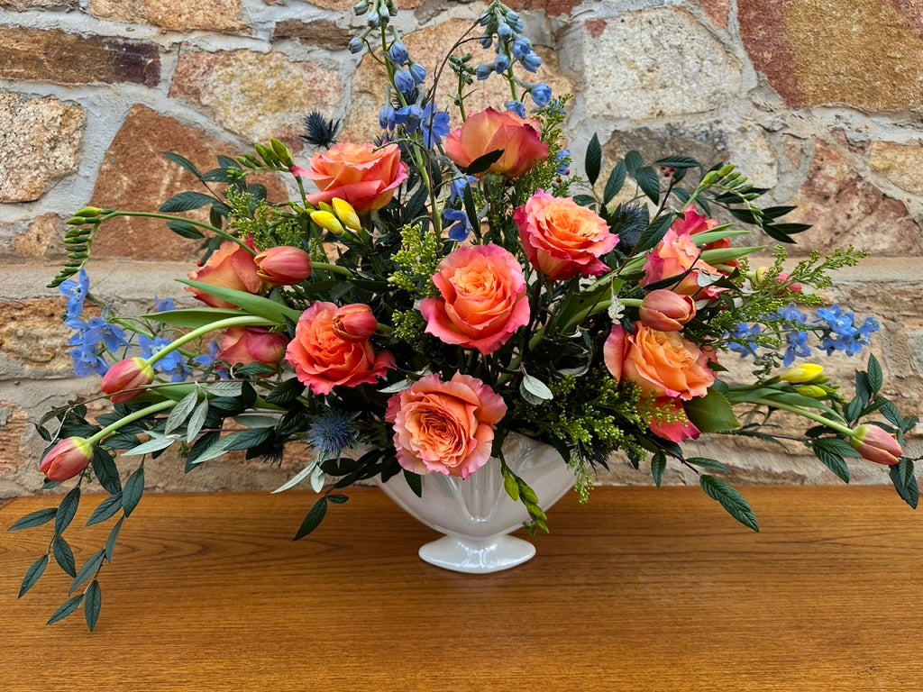 Bespoke floral arrangement by Thistle & Bloom in York Western Australia