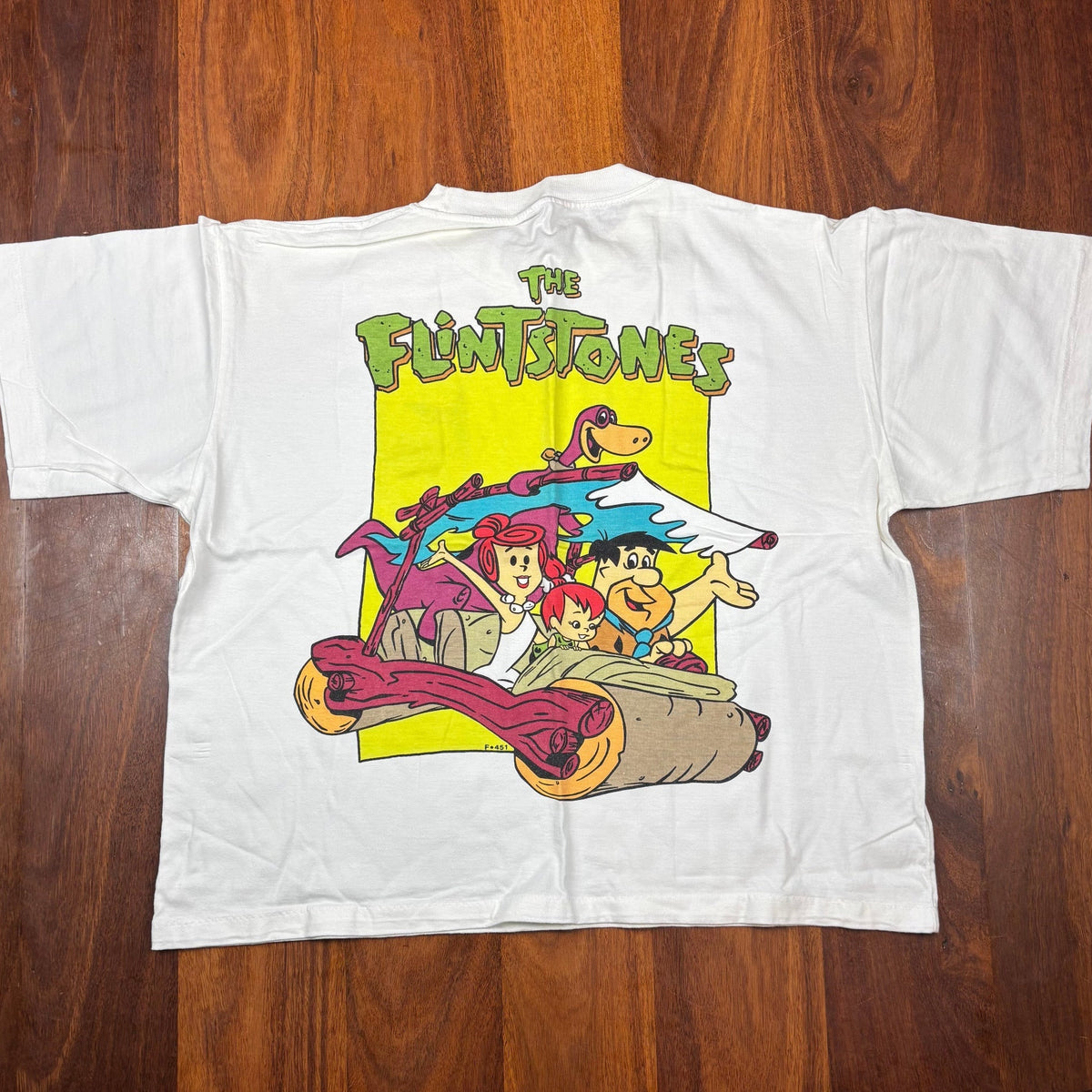 Vintage The Flintstones Fred Flintstone T-Shirt back