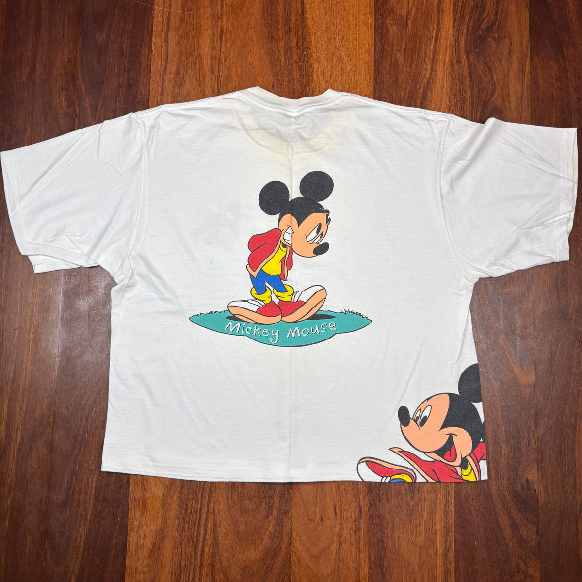 Vintage Mickey Mouse Hawaii sports T-shirt back