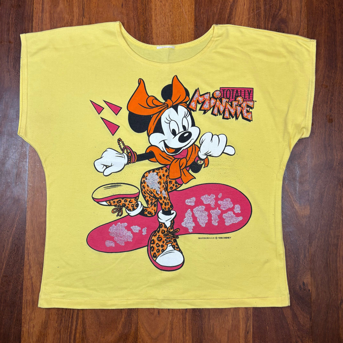 Vintage 1986 Disney Totally Minnie Mouse T-Shirt front