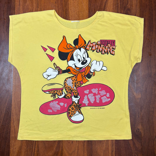 Vintage 1986 Disney Totally Minnie Mouse T-Shirt front