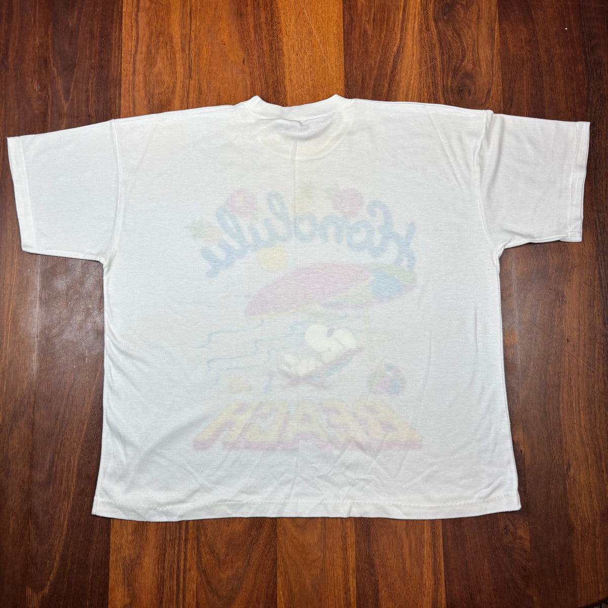 Vintage Snoopy Honolulu Beach T-shirt back