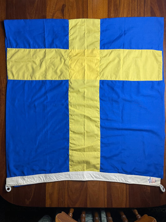 Large Sewn Swedish Flag