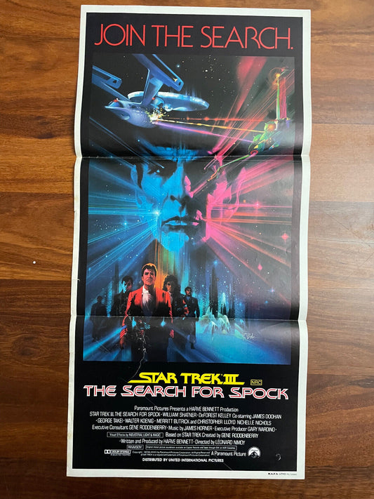 Star Trek 3 Original Daybill Movie Poster