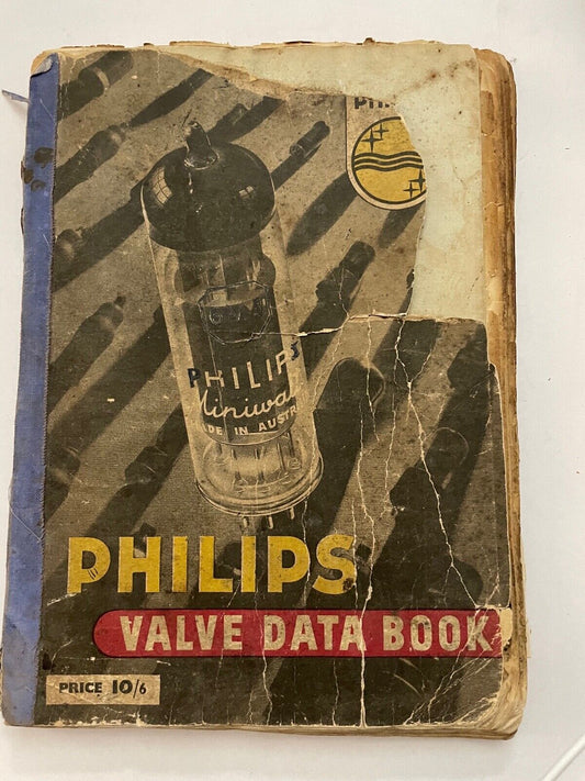 ORIGINAL AUSTRALIAN 1954 Vintage Philips Valve Data Book 5th Edition, compromise