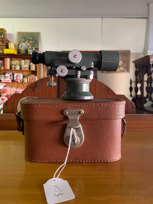 Watts & Son London Surveyors Level in Leather Case