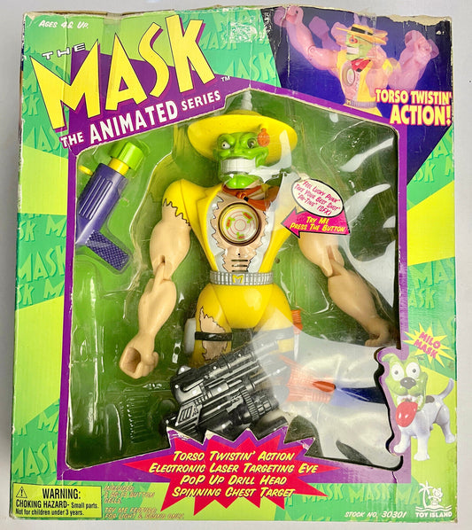 Toy Island 1997 The Mask Animated Series Torso Twistin' Action Milo 13"