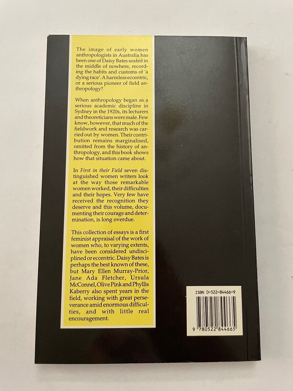 NEW BOOK First In Their Field by Marcus, Julie (1989)
