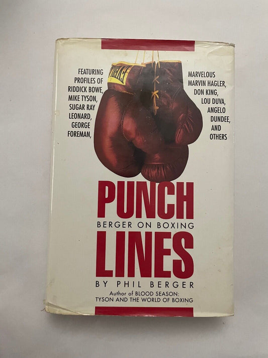 Punch Lines: Berger on Boxing by Phil Berger (Paperback, 1993)