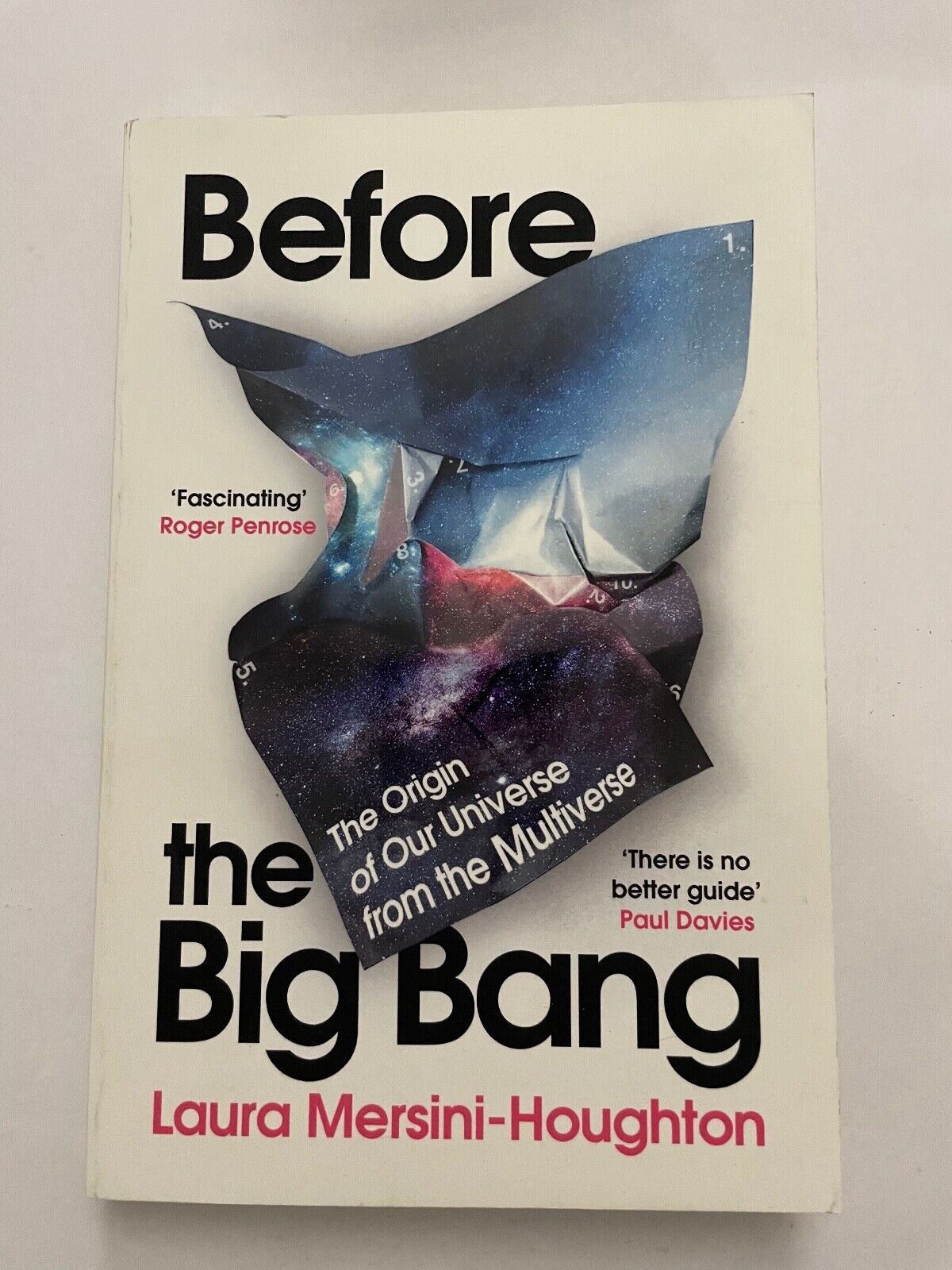 NEW Before the Big Bang By Laura Mersini-Houghton Paperback Free Shipping