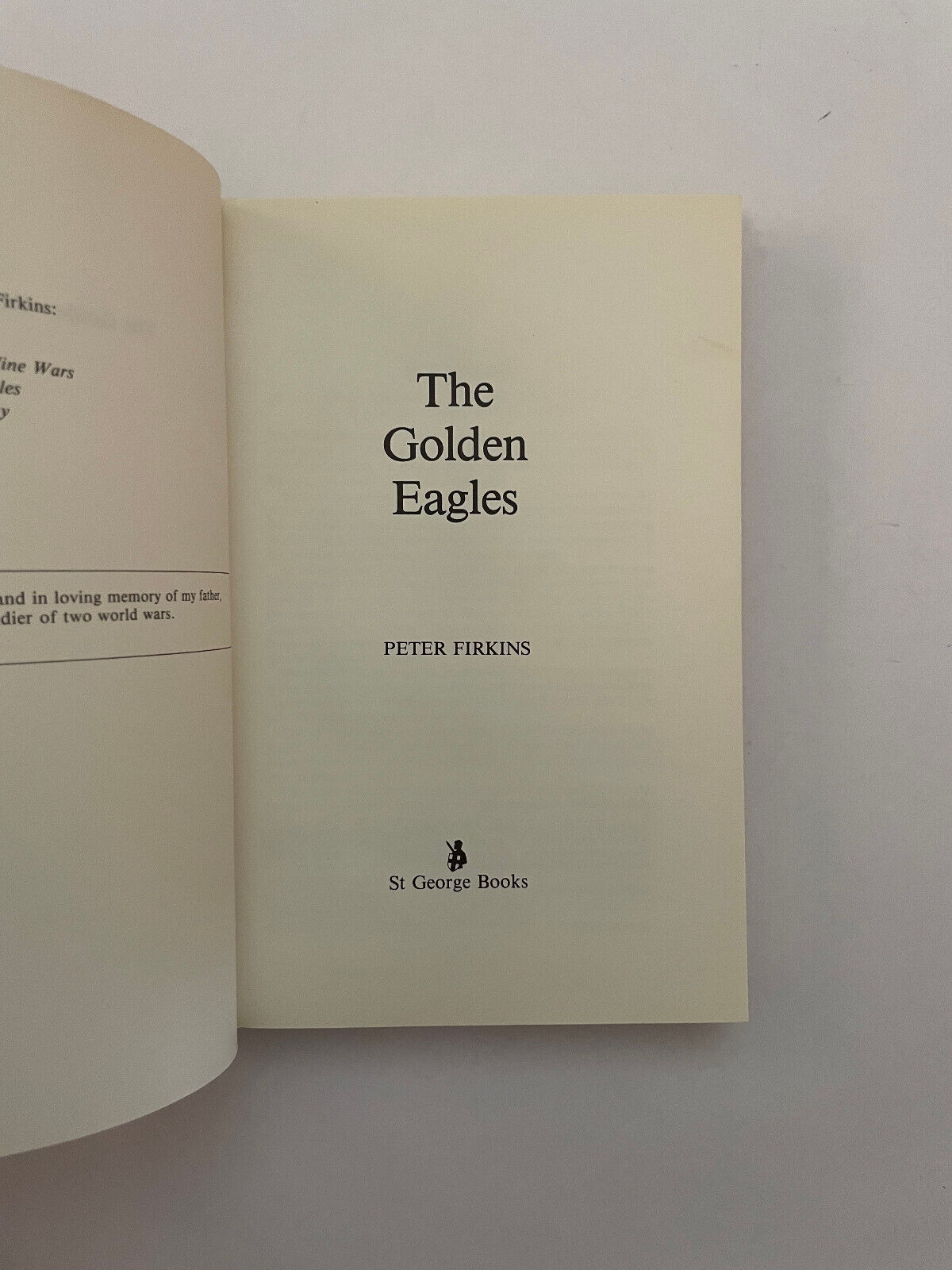 The Golden Eagles by Firkins, Peter C.