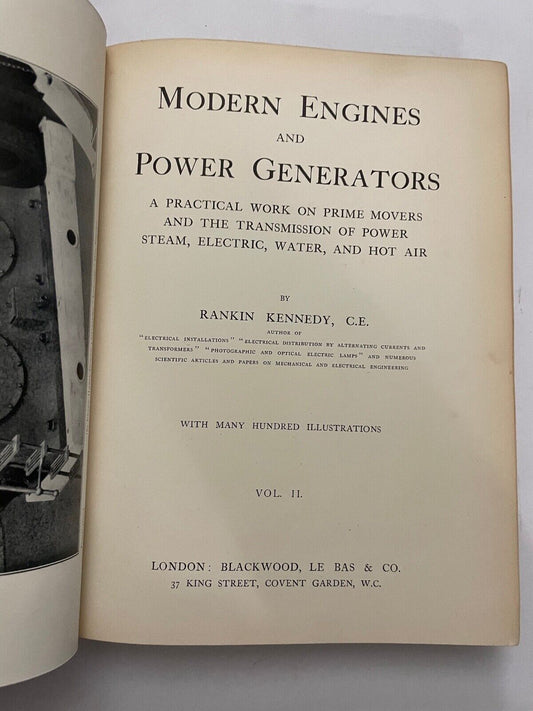 Rankin Kennedy - The Book of Modern Engines and Power Generators - Vol II