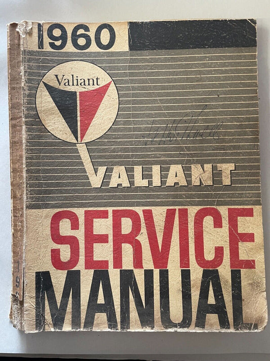 Chrysler Valiant 1960 Service Manual