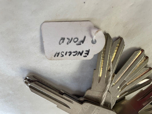 Ezycut English Ford blank keys x 20 off Made in Australia