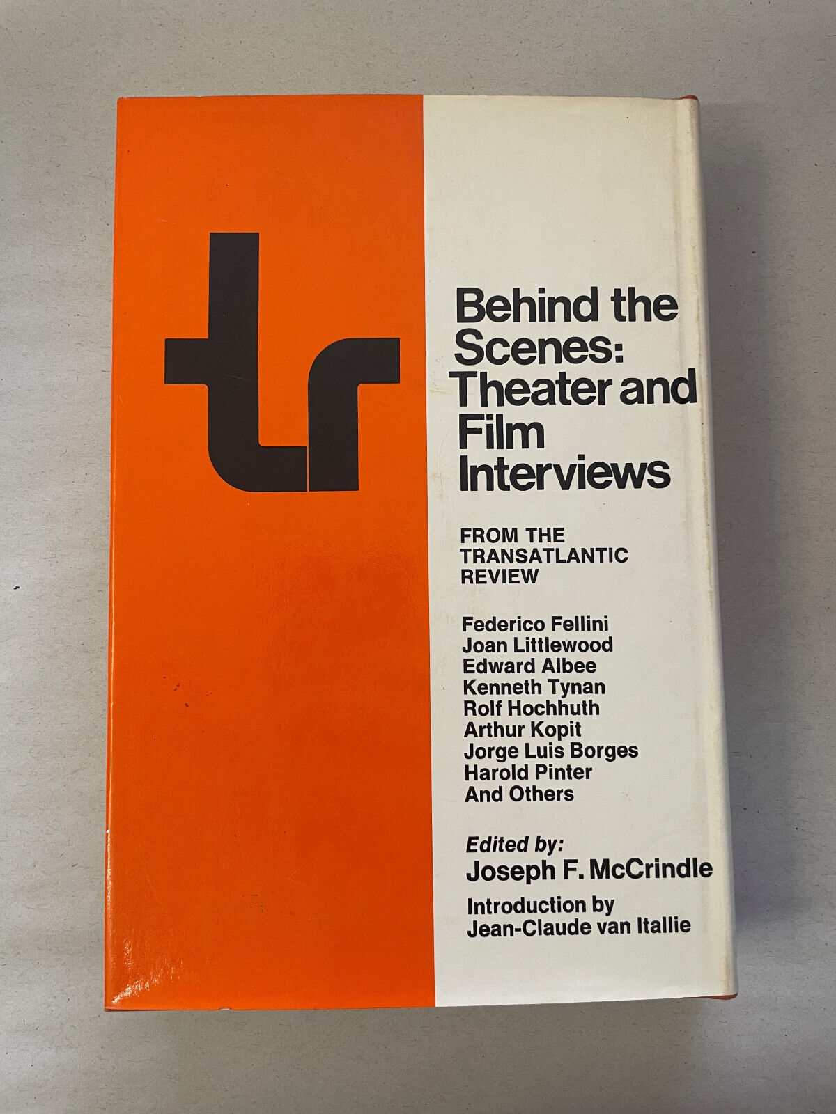 McCrindle, Joseph  BEHIND THE SCENES Theater and Film Interviews from the Transa