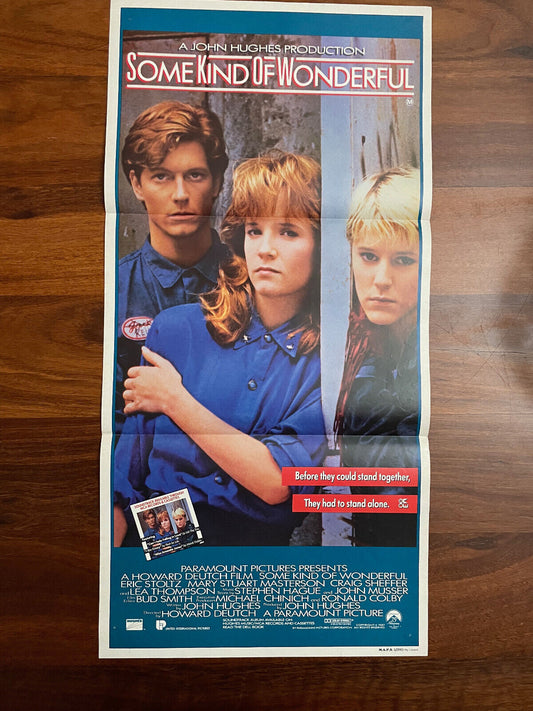 Some Kind of Wonderful Original 1987 Australian daybill movie poster John Hughes