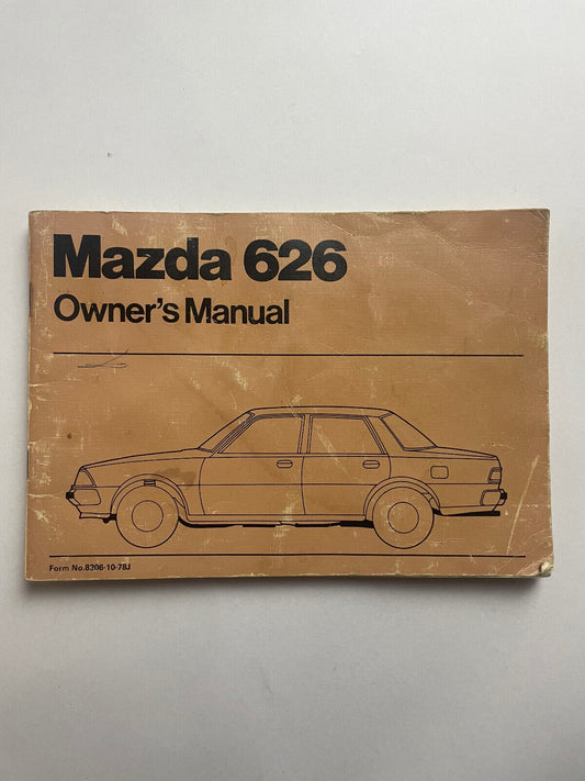 TOKYO KOGYO CO LTD Mazda 626 Owner's Manual 1978 SC Book