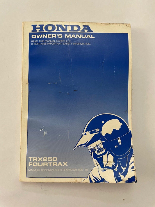 TRX250TM FOURTRAX OWNER'S MANUAL