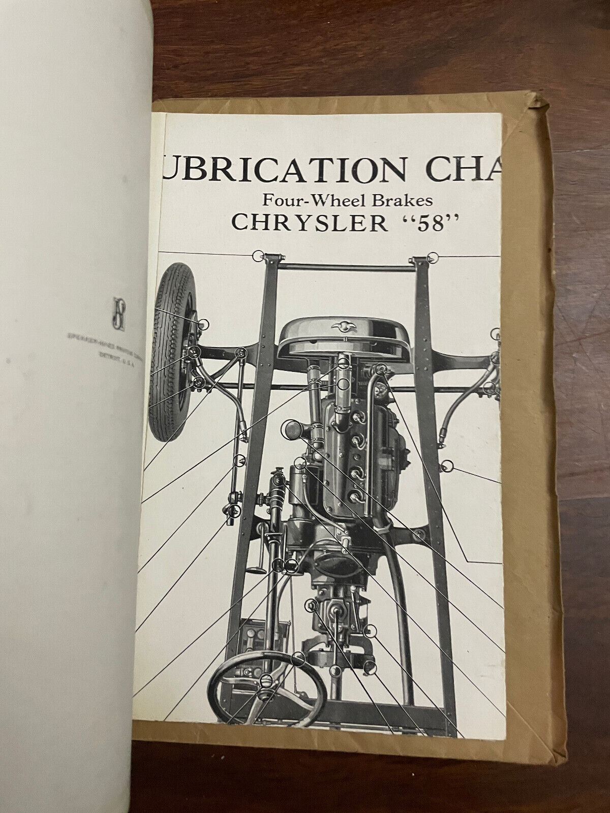 Original Chrysler "58" Instruction Book 1928 Owner's Manual