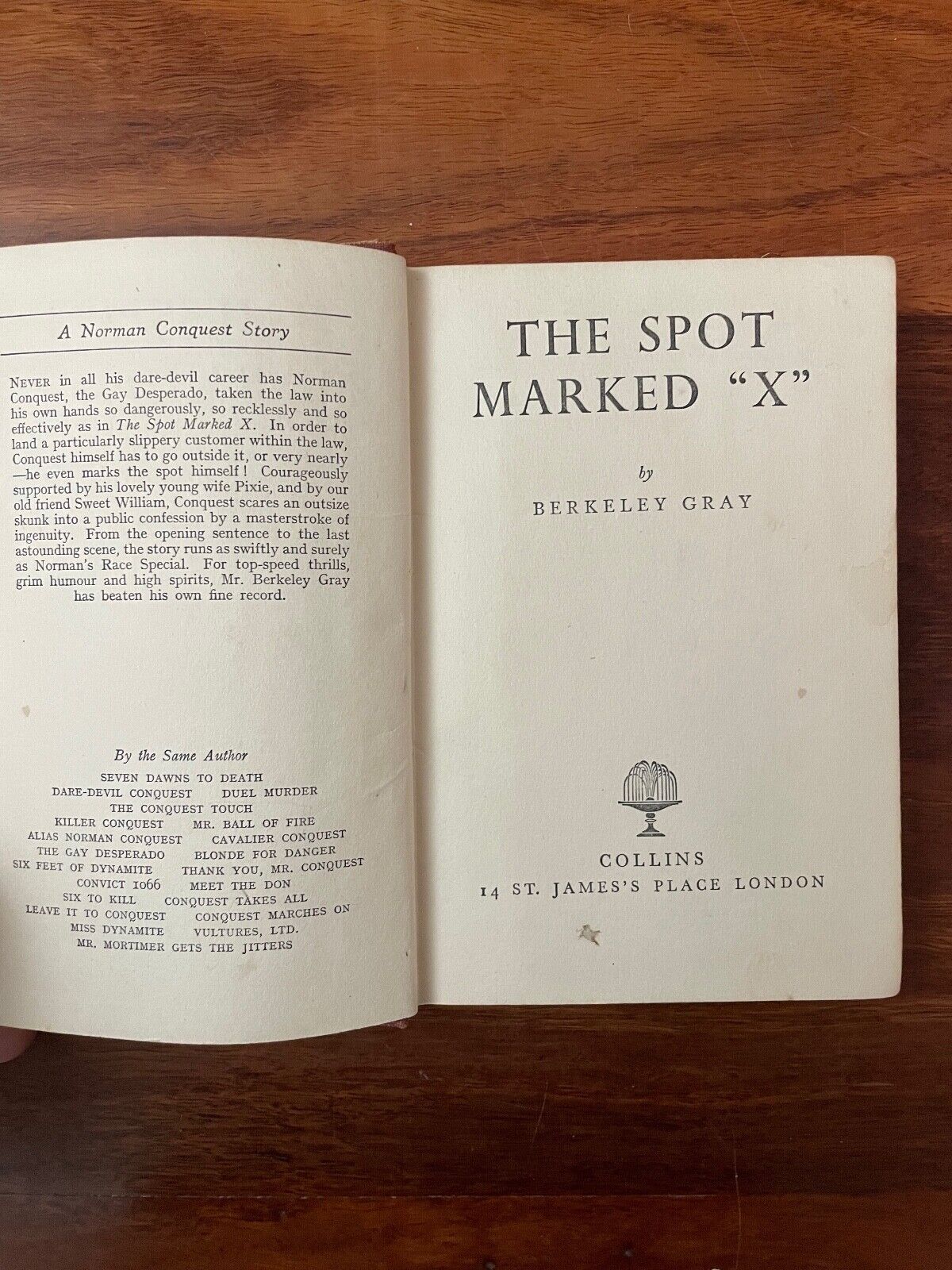 The Spot marked X by Berkeley Gray