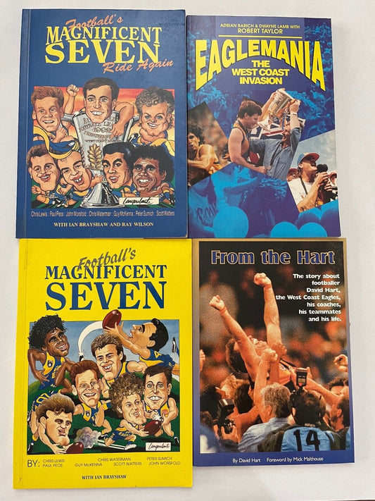 Magnificent Seven 1 & 2, Eaglesmania, From the Hart, 1992 envelopes x 2 - signed