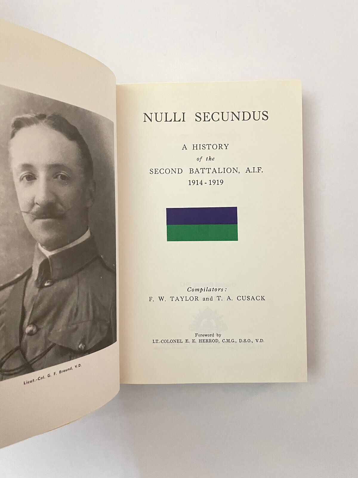 Nulli Secundus – A History of the Second Battalion, AIF (2nd Edition)