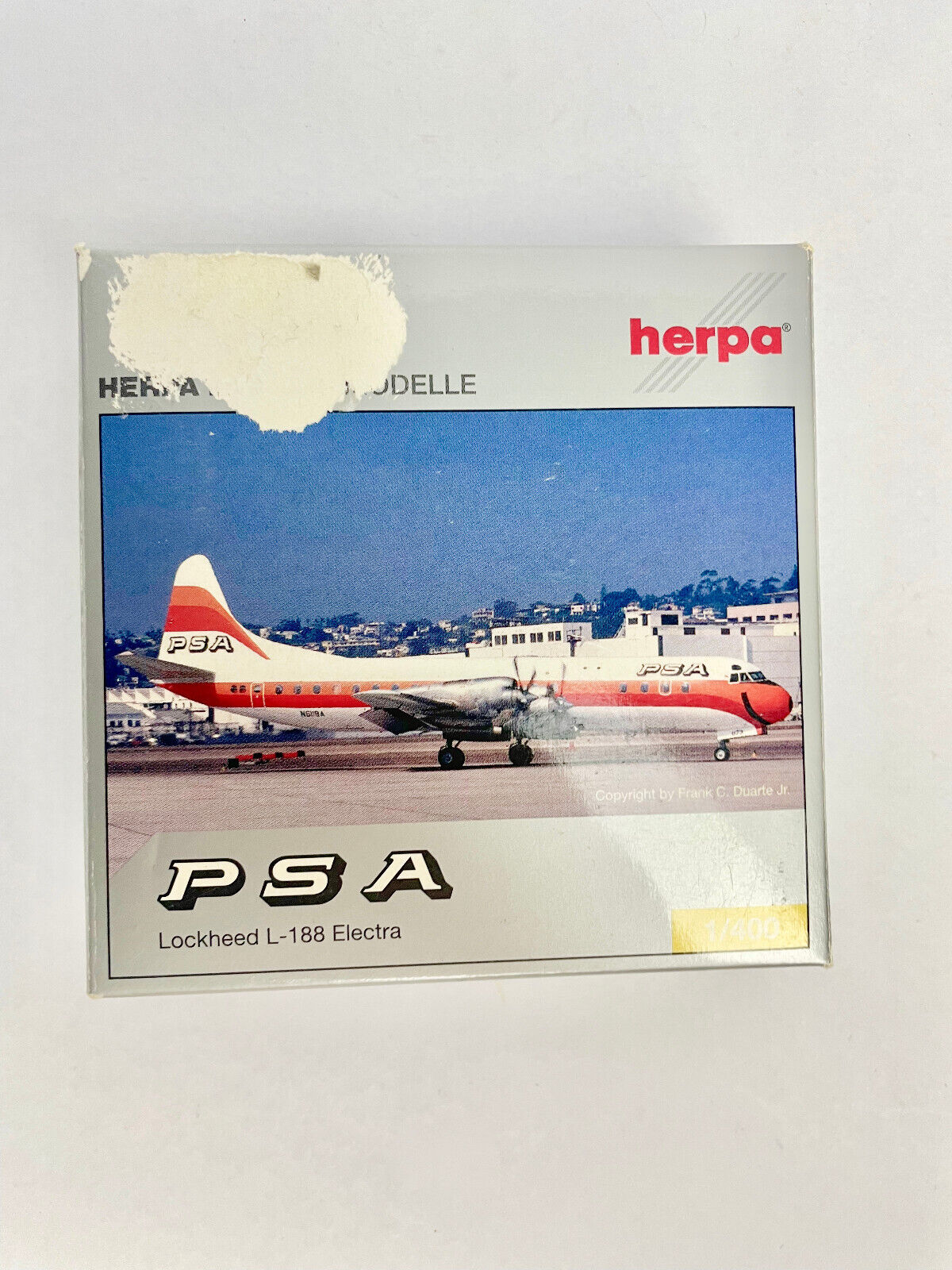 RARE HERPA 1:400 Pacific Southwest Airlines LOCKHEED L-188 ELECTRA