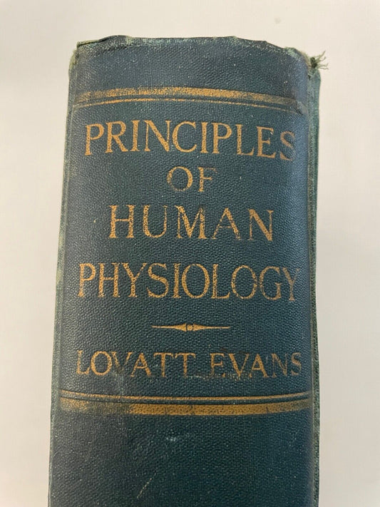 Principles of Human Physiology Lovatt Evans 11th edition 1952