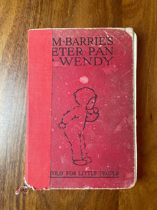 J.M Barrie's PETER PAN and WENDY Retold by May Byron Mabel Lucie Attwell 1945