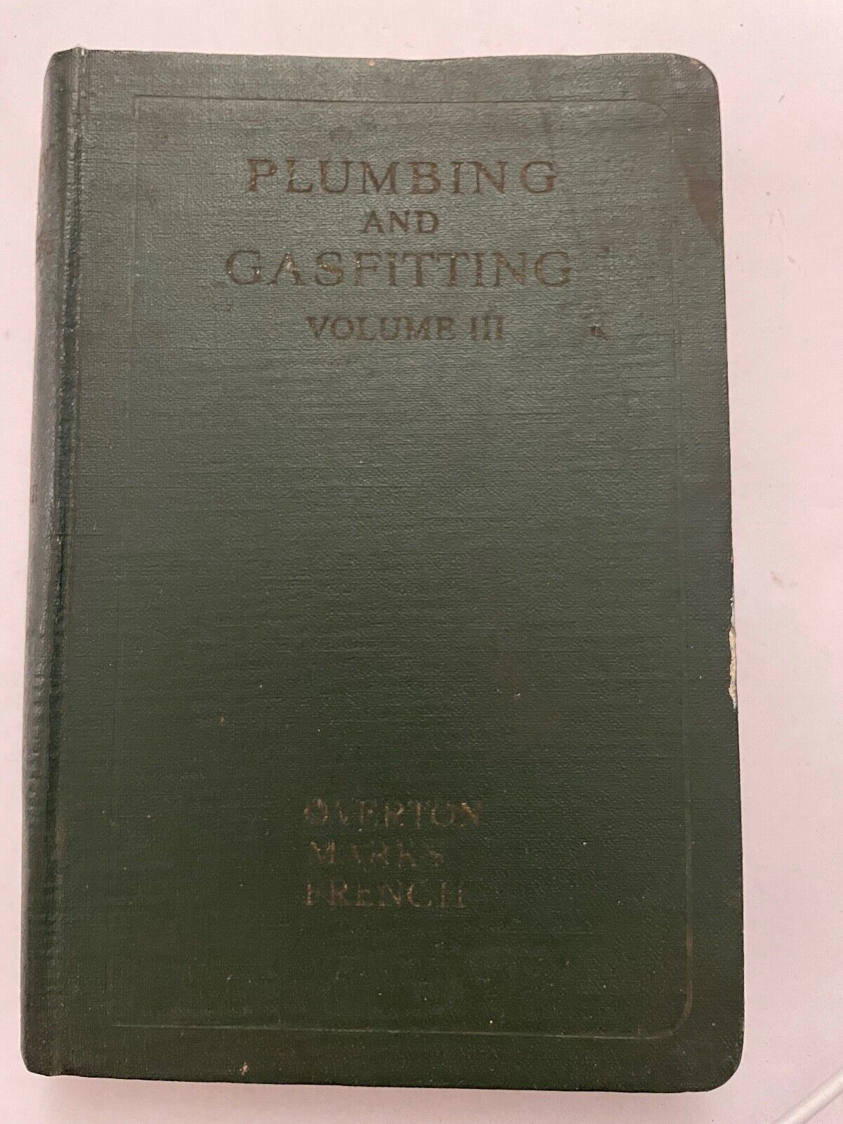 Plumbing & Gasfitting Vol III by Percy Manser
