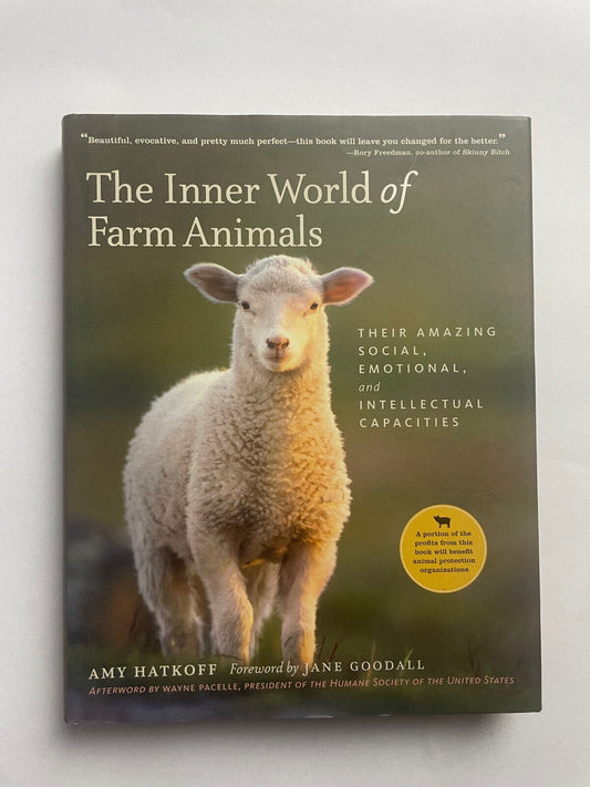 The Inner World Of Farm Animals Amy Hatkoff Hardcover Book Science Vegan Nature