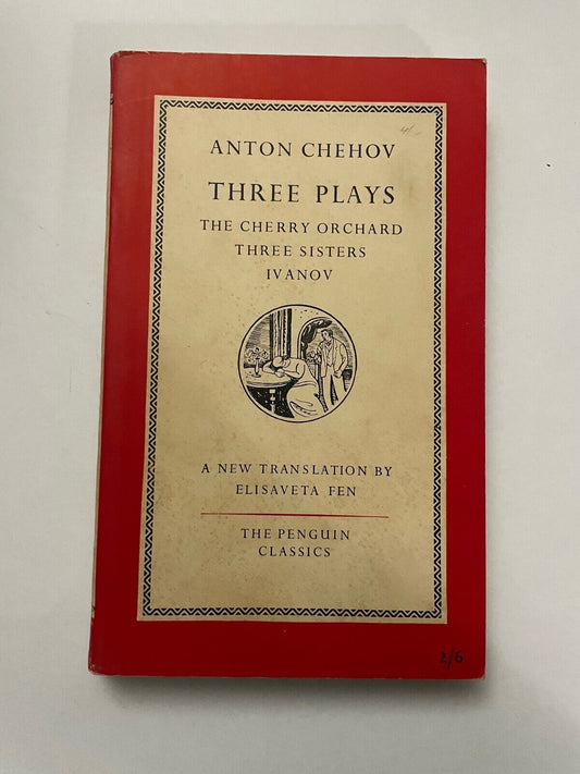 Anton Chehov - Three Plays (Penguin Classics 1951) Vintage Paperback Chekhov