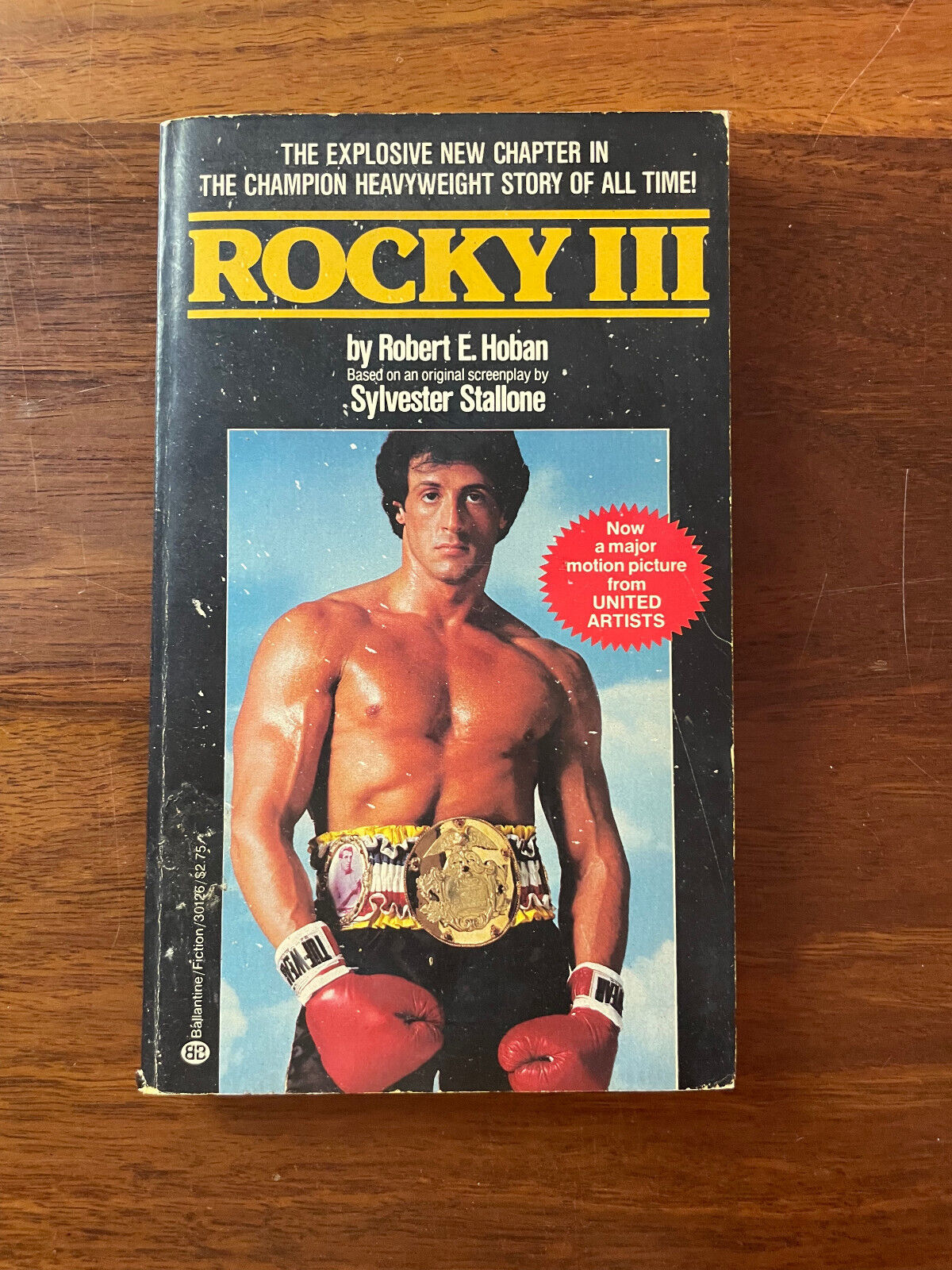 Rocky I, II & III by Sylvester Stallone and Julia Sorel (three books)