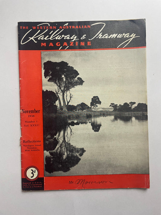Western Australian railway and tramway magazine November 1938