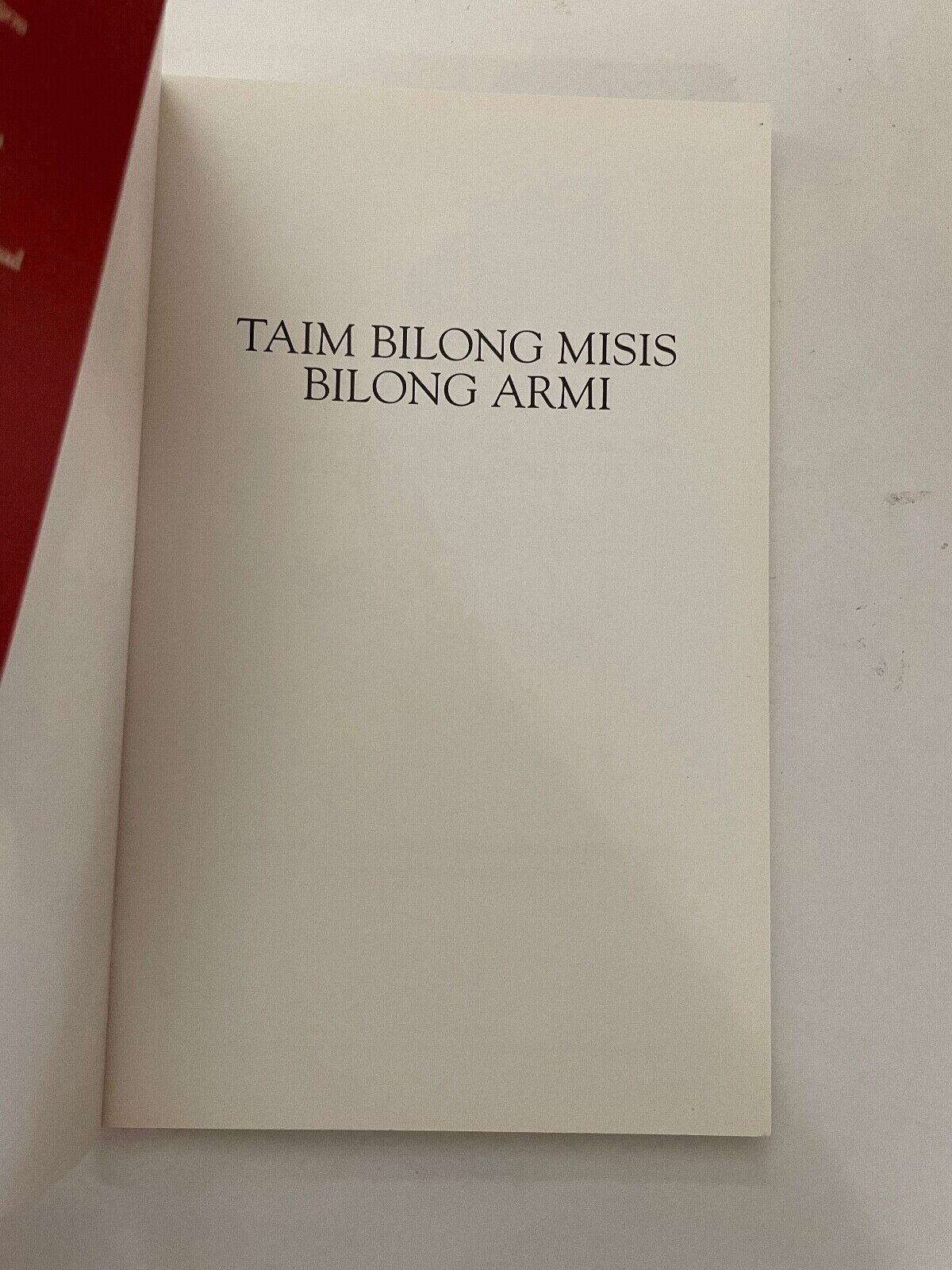 Taim Bilong Misis Bilong Armi (Paperback)
