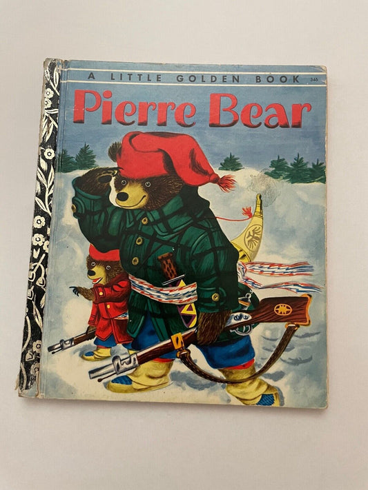 Pierre Bear Little Golden Book 1968 scarce