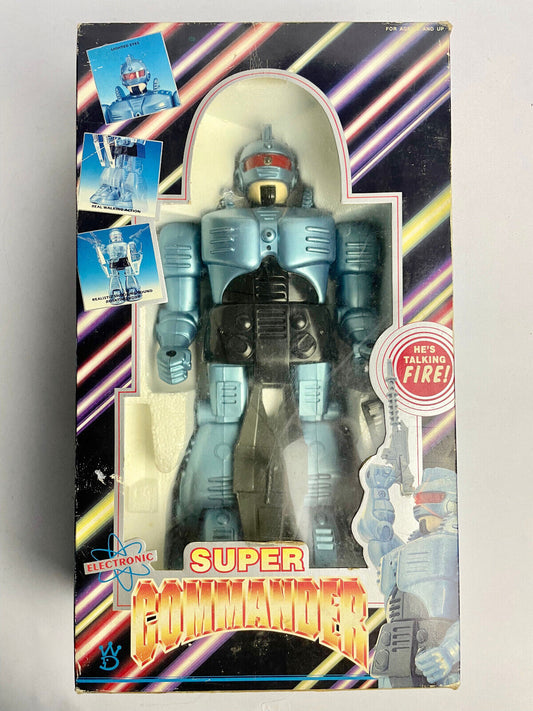 Vintage Super Commander Electronic Robot Wai-Dick WD Working Boxed