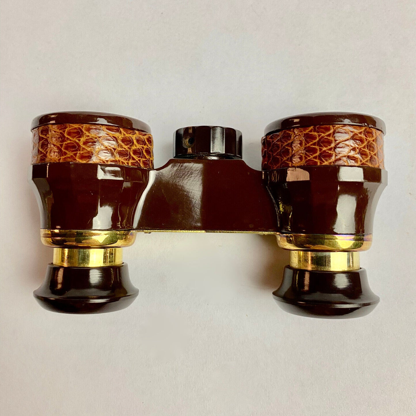 Vintage Airguide Binoculars  Achromatic With leather Case & Box 44A 1930s USA