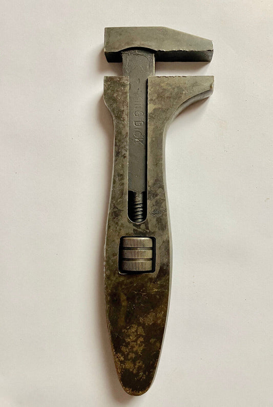 Vintage King Dick Abingdon 10" Adjustable Wrench