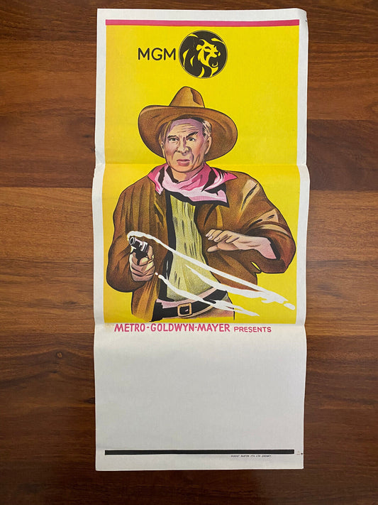 Scarce MGM Cowboy Movie Australian Daybill Blank