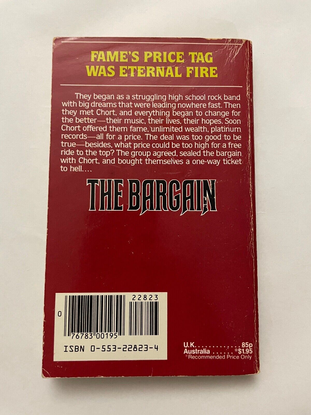 The Bargain (Dark Forces) by Rex Sparger (Paperback, 1983) 1st edition