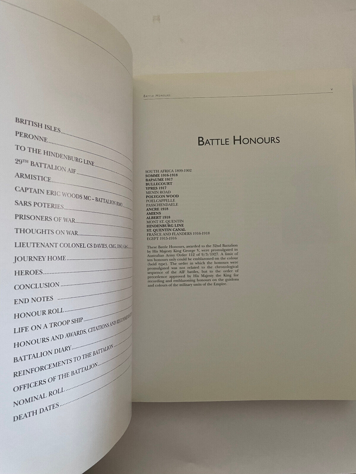 Second to None – A Memorial History of the 32nd Battalion A.I.F. (1st Edition)