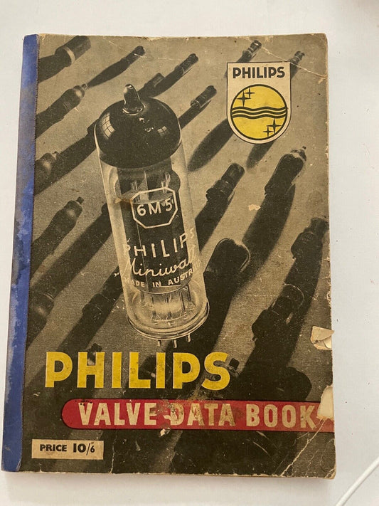 ORIGINAL AUSTRALIAN 1954 Vintage Philips Valve Data Book 5th Edition